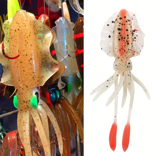 10pcs Bionic Squid Lure Set