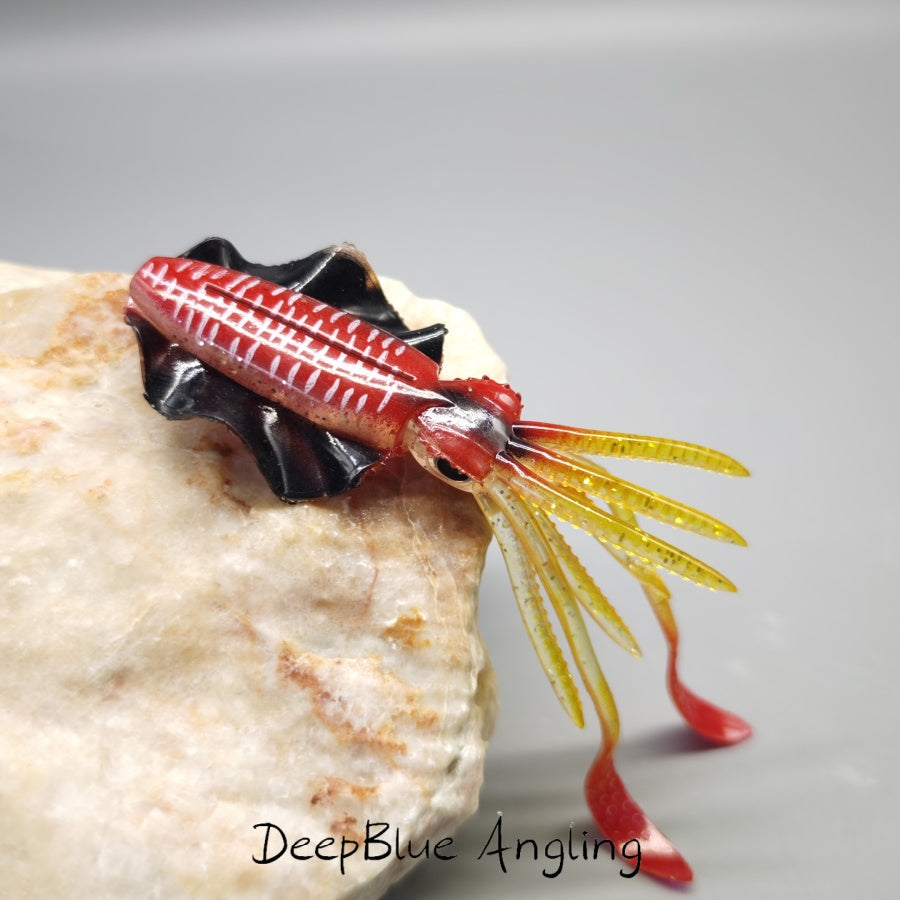 10pcs Bionic Squid Lure Set