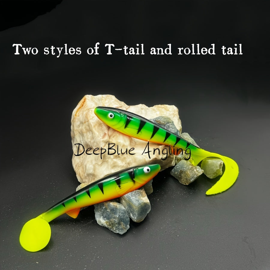 Large Curl-Tail T-tail Fish Lure