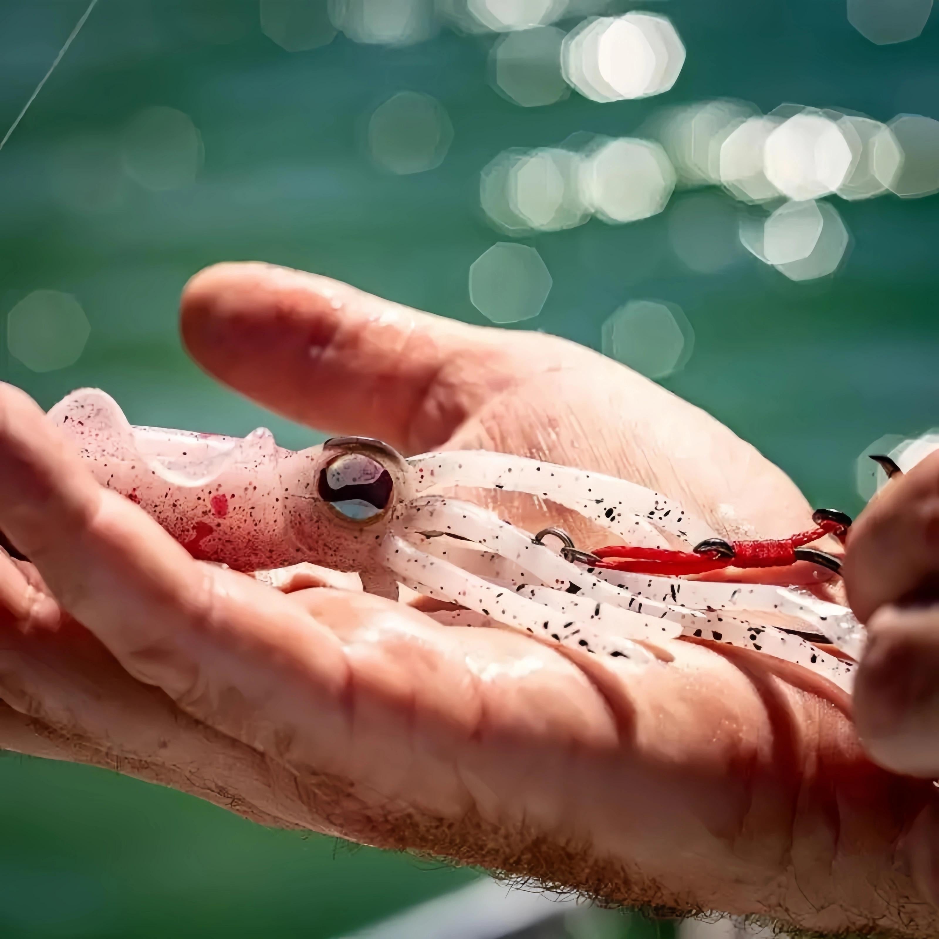 10pcs Bionic Squid Lure Set